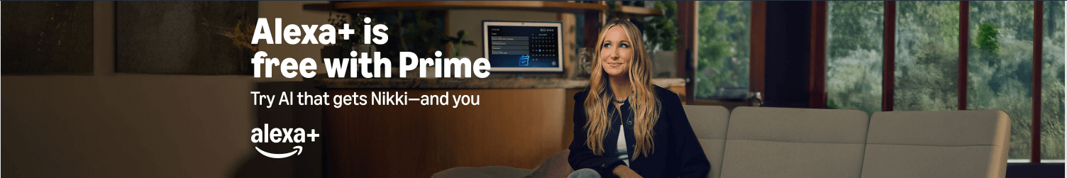 (d) Alexa+ Free with Prime get Nikki (d) Alexa+ Free with Prime get Nikki
